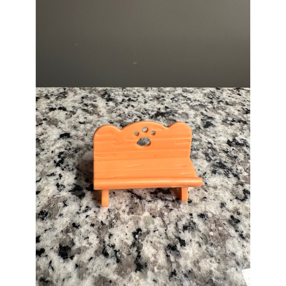 littlest pet‎ shop orange bench
